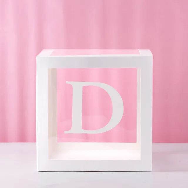 First Birthday Balloon Boxes For Party Decorations 1st Birthday Balloon Garland Decor with ONE Letter Boy Girl Baby Shower Decor - AIAZ