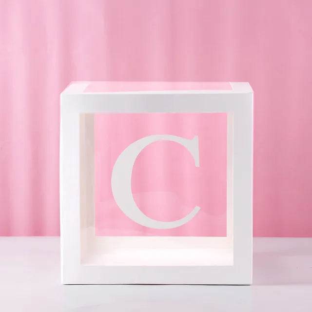First Birthday Balloon Boxes For Party Decorations 1st Birthday Balloon Garland Decor with ONE Letter Boy Girl Baby Shower Decor - AIAZ