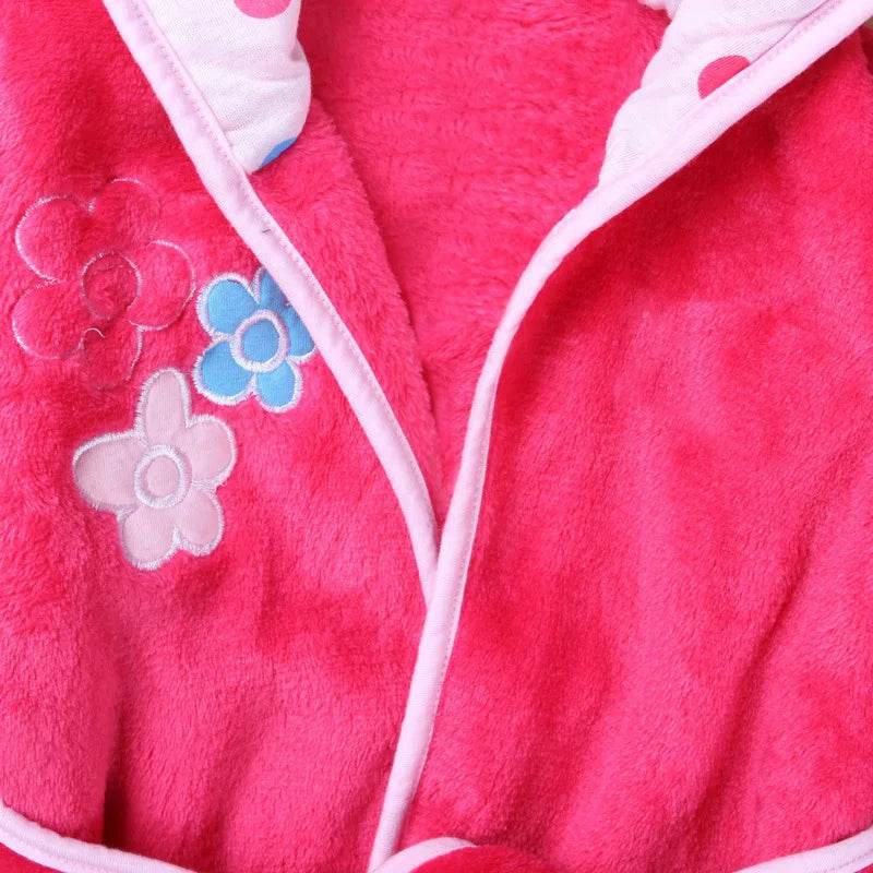 Children Pijama minnie Infantil Kids Warm Mickey Pajama mermaid Pyjamas Boys Baby Girls Animal tigger flannel Sleepwear Robe - AIAZ