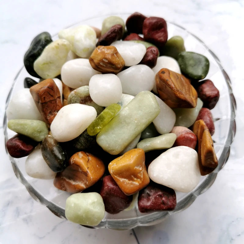 500g Natural Crystal Sand Fish Tank Bottom Sand Landscaping Decorative Stone Aquarium Aquatic Sand Turtle Sands Decorations