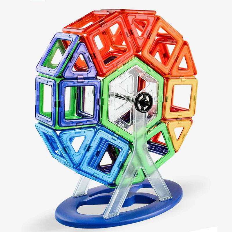 Magnets Toys for Kids Big Size Plus Magnetic Blocks for Children Designer Constructor Set Toys for Boys Building Blocks - AIAZ