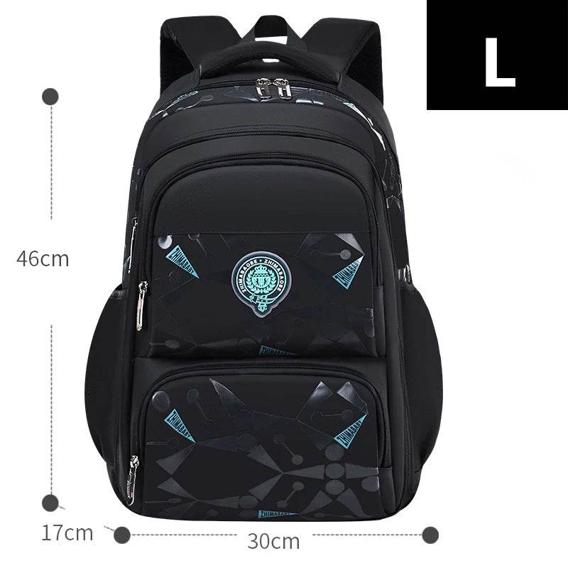 Primary School Backpacks Waterproof Children School Bags For Boys kids Travel Backpack Orthopedic School bag Mochila Infantil - AIAZ