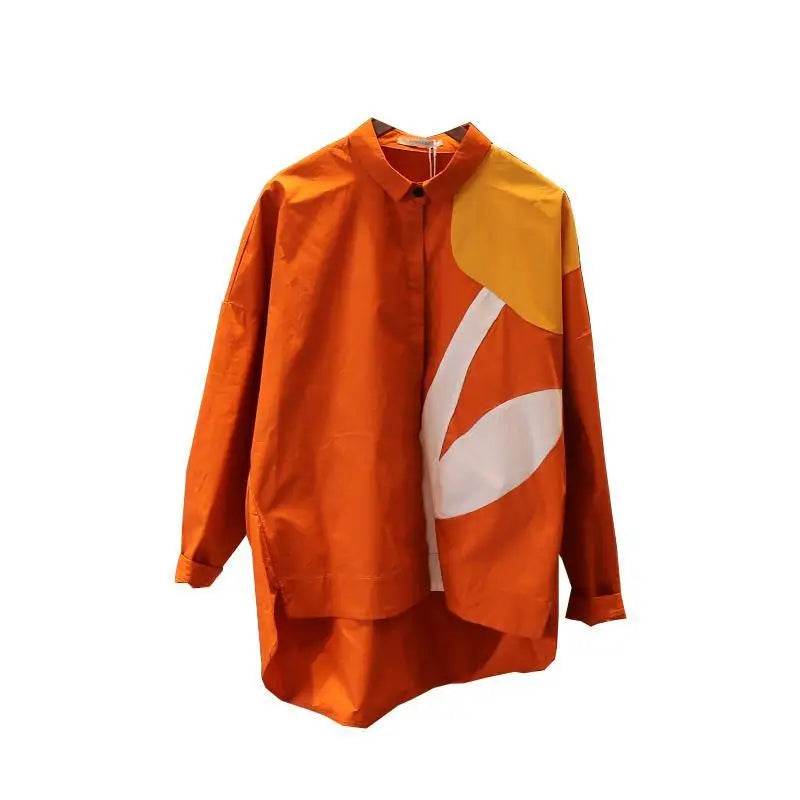 Women's Shirt Fashion Woman Blouses Print Flower Korean Vintage Blusas Female Elegant White Shirts Long Sleeve Tops Clothing - AIAZ