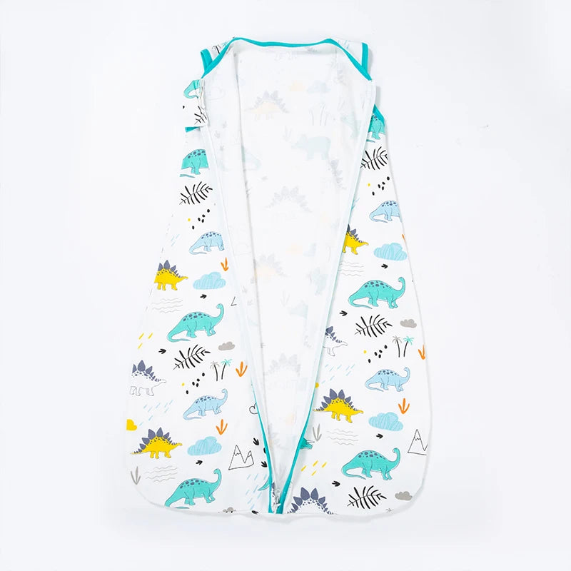 Baby Sleeping Bag For Newborn Baby Wearable Blanket 0.5 Tog Summer 100% Cotton Print Vest Sleep Sack Baby Boys Girls 0-3 Years
