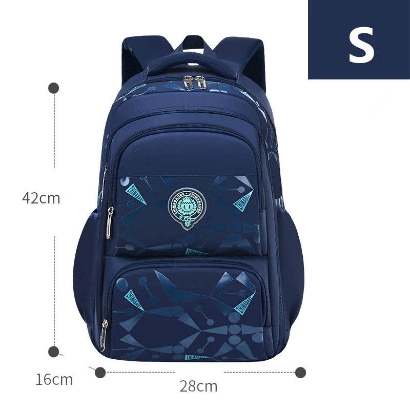 Primary School Backpacks Waterproof Children School Bags For Boys kids Travel Backpack Orthopedic School bag Mochila Infantil - AIAZ