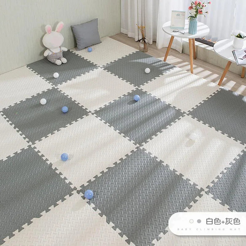 30x30x1cm Baby Play Mats Plain Color Puzzle Mats EVA Foam Mat Kids Jigsaw Mats For Bedroom Protective Floor Tiles Mat Baby Games