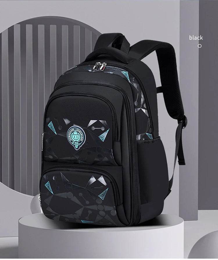 Primary School Backpacks Waterproof Children School Bags For Boys kids Travel Backpack Orthopedic School bag Mochila Infantil - AIAZ
