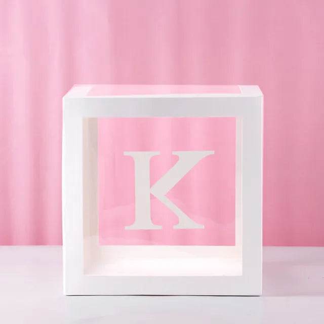 First Birthday Balloon Boxes For Party Decorations 1st Birthday Balloon Garland Decor with ONE Letter Boy Girl Baby Shower Decor - AIAZ