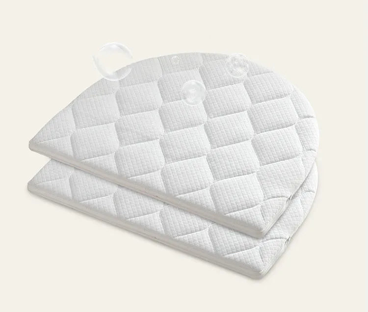 White Color Newborn Baby Bed, Can Split To Two Chairs, Multifunctional Infant Rocking Cradle Kids Crib