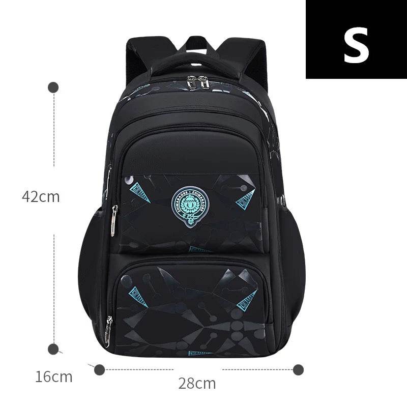 Primary School Backpacks Waterproof Children School Bags For Boys kids Travel Backpack Orthopedic School bag Mochila Infantil - AIAZ