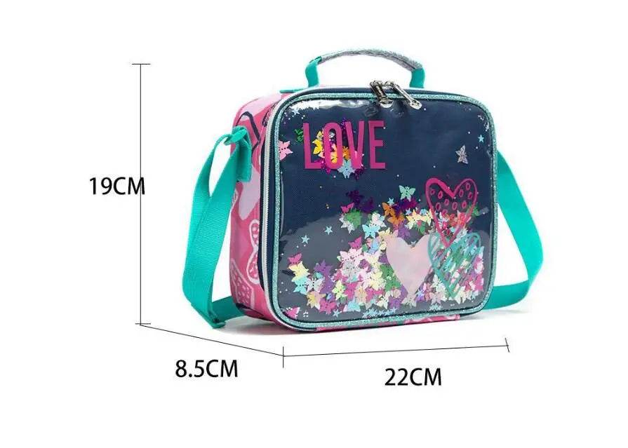 School Wheeled backpack Bag School bag with wheels Trolley Satchel bag Kids School Rolling backpack for girls School Trolley Bag - AIAZ