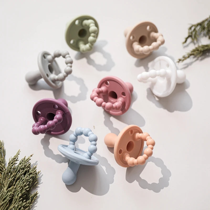 Baby Silicone Pacifier Clip Infant Newborn Sea Shell Shape Pacifier Chain Dummy Nipple Holder Clips Baby Pacifier Storage Box