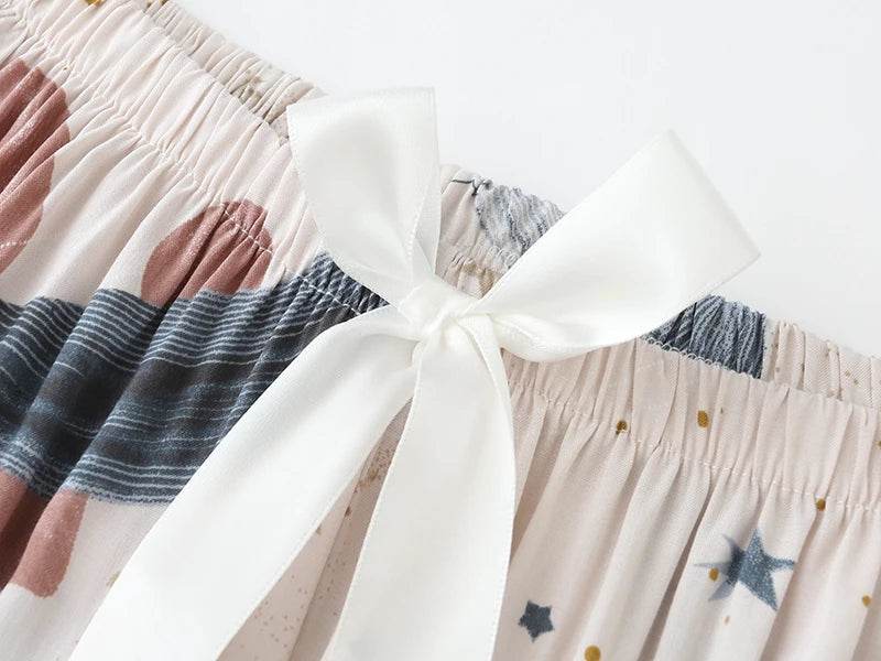 Breathable 2PCS Pajama Short Sleeve Printed Pijama Mujer Femme Loose Nightwear Suit Female Casual Homewear Pajama Set For Women - AIAZ