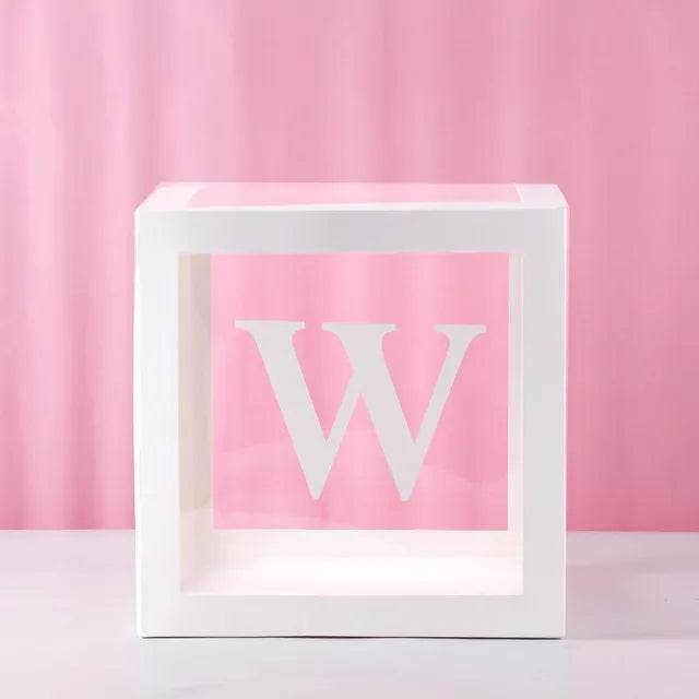 First Birthday Balloon Boxes For Party Decorations 1st Birthday Balloon Garland Decor with ONE Letter Boy Girl Baby Shower Decor - AIAZ