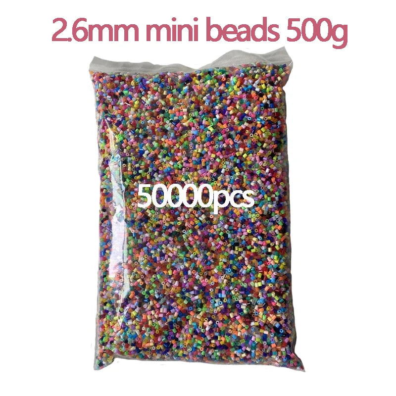 2.6mm 24/48colors Hama beads Education Iron beads 3D puzzle Beads lroning Guarantee perler Fuse beads diy toy miçangas