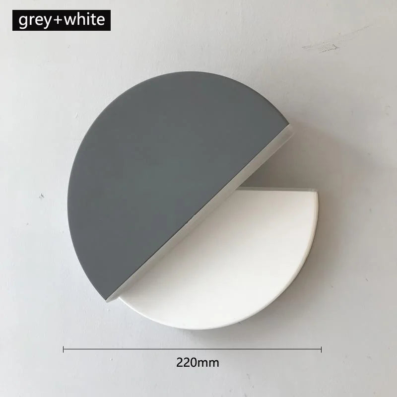 LED Wall Lamp 360 Degree Rotation Adjustable Bedside Lights White Black Creative Wall Light  Modern Bedroom Loft Aisle Lamps