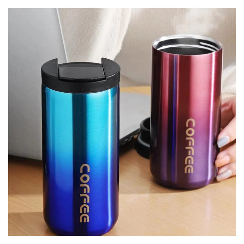 Xiaomi 400ml/500ml Double Stainless Steel 304 Coffee Mug Leak-Proof Thermos Bottle Mug Travel Thermal Cup Portable Youpin Gifts