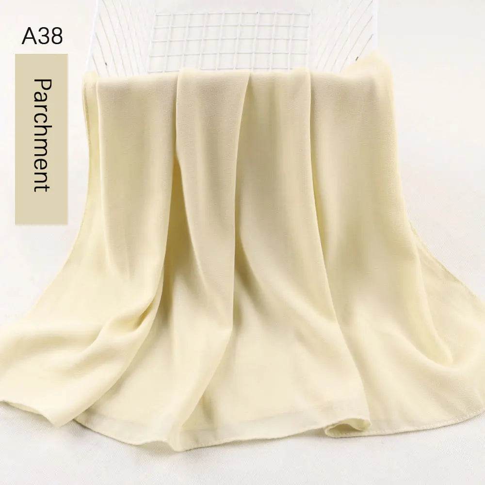 Muslim Women Chiffon Hijab Scarf Chiffon Soft Hijabs Shawl Long Scarves Wrap Headscarves For Muslim Fashion - AIAZ