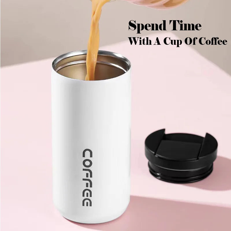 Xiaomi 400ml/500ml Double Stainless Steel 304 Coffee Mug Leak-Proof Thermos Bottle Mug Travel Thermal Cup Portable Youpin Gifts