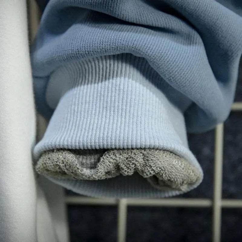 Japanese Style Spring Autumn Men Hoodie Hooded Cute Cat Print Patchwork Teen Hoodies Fashion Anime Harajuku Male Sweatshirt - AIAZ