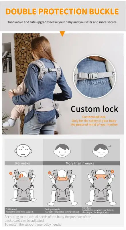 Breeze Omni Baby Carrier Multifunction Breathable Infant Carrier Backpack Kid Carriage Toddler baby Sling Wrap Suspenders 360