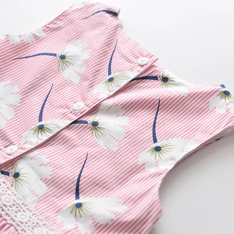 Bear Leader Floral Girls Dress Floral Kids Dresses Girls Princess Dress Children Clothes Girls Dress Casual Wear 3 7Y Vestido