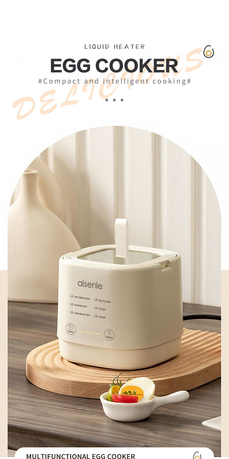 New Intelligent Egg Steamer Automatic Power Off Portable Small Egg Steamer Household Multi-function Yogurt Machine