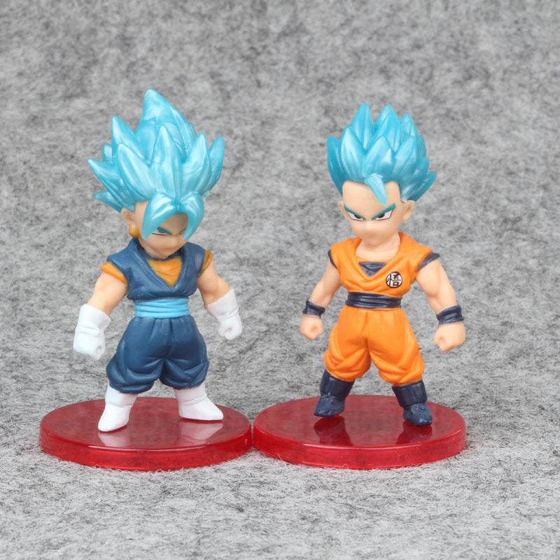 8-21PCS Dragon Ball Z Set Super Son Goku Vegeta Broly Buu Action Figure Anime Figurines Ultra Instinct Model Gifts Toys - AIAZ