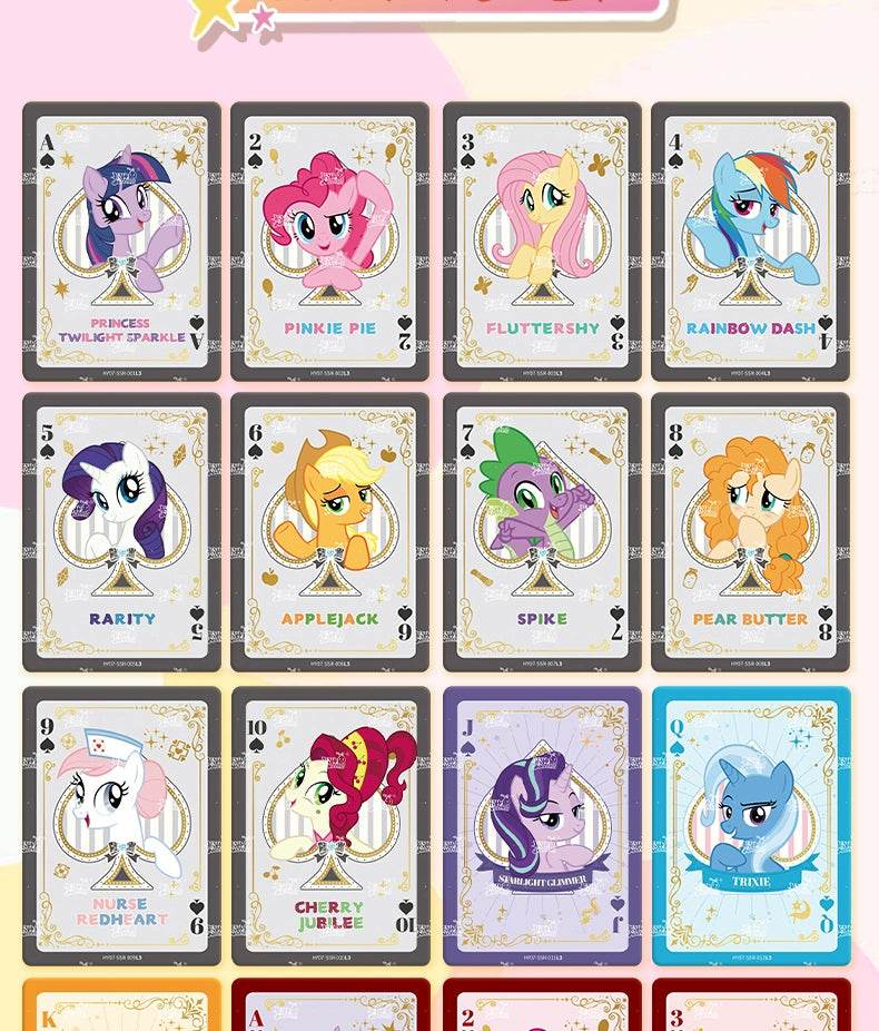KAYOU Genuine My Little Pony Card Cute Funny Party Friendship Eternal Cards SGR Princess Anime Game Collectible Cards Toys Gifts - AIAZ