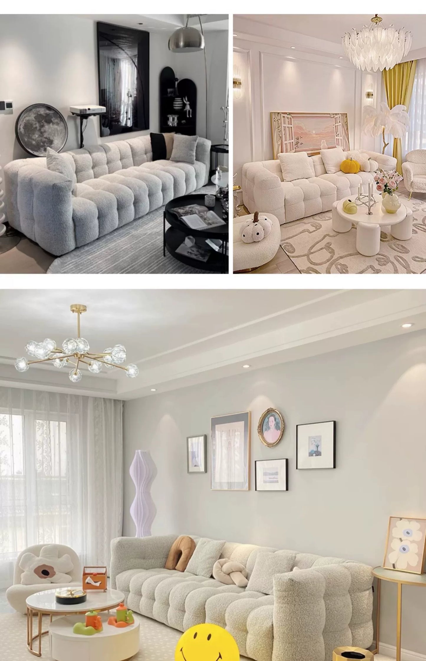 Family Luxury Living Room Sofas European Modern Plush Reclining Sofa Corner Lounger Muebles Para El Hogar Home Decoration