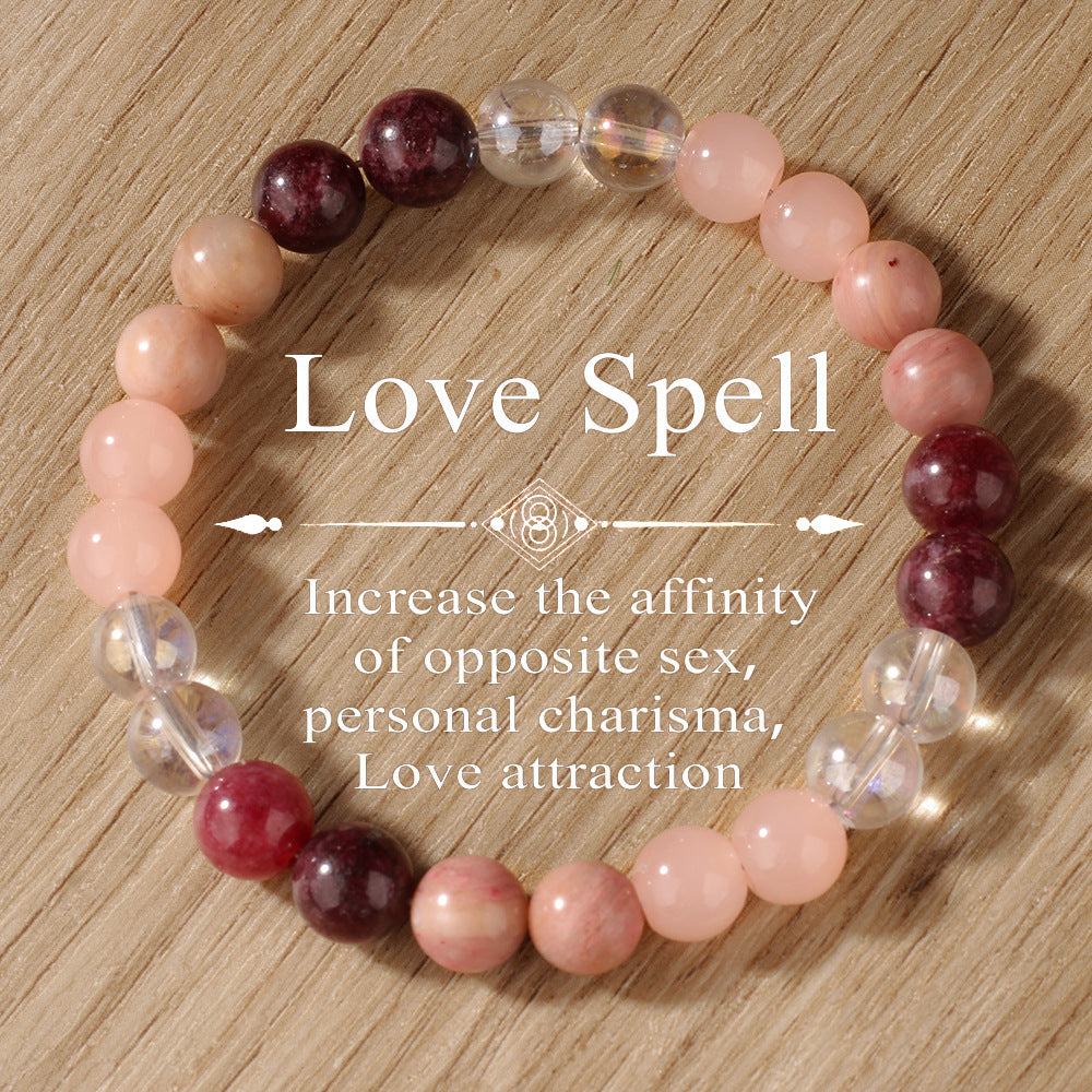 Multi-Color Natural Stone Love Symbolic Beads Bracelet Attracts Good Luck And Love Lapis Lazuli For Bracelets Meaning Jewelry