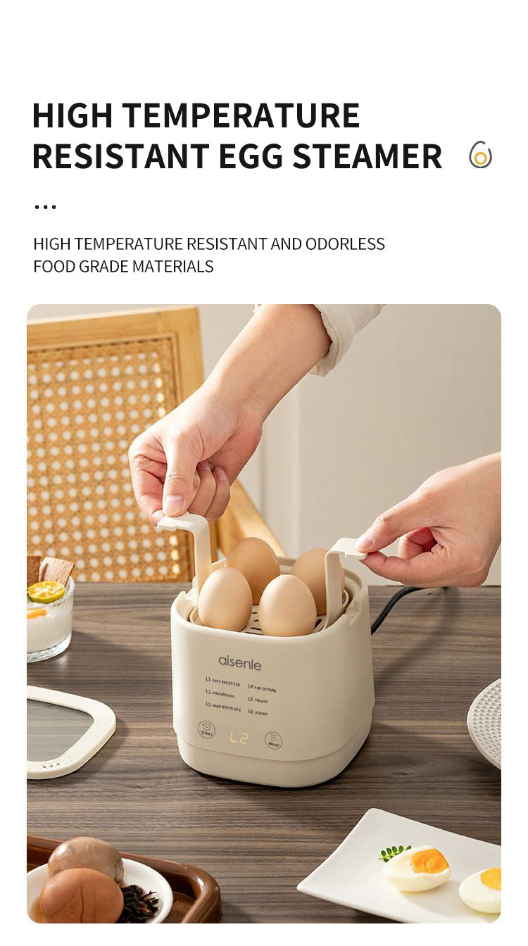 New Intelligent Egg Steamer Automatic Power Off Portable Small Egg Steamer Household Multi-function Yogurt Machine