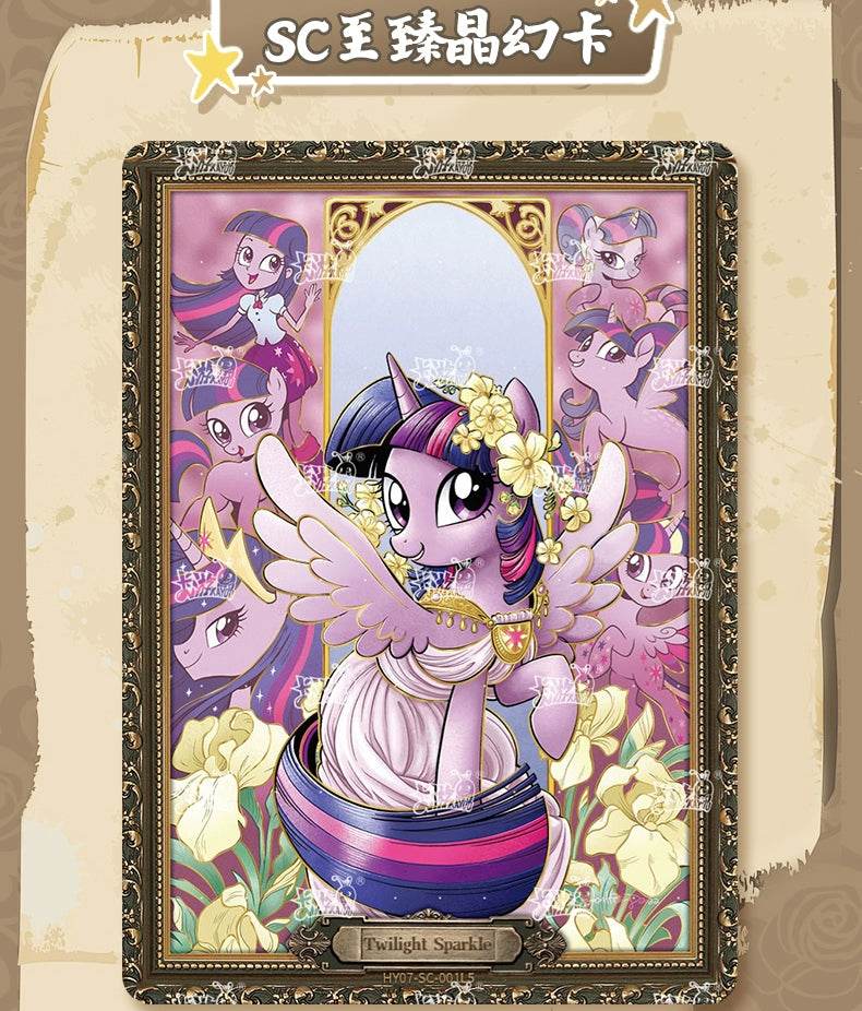 KAYOU Genuine My Little Pony Card Cute Funny Party Friendship Eternal Cards SGR Princess Anime Game Collectible Cards Toys Gifts - AIAZ