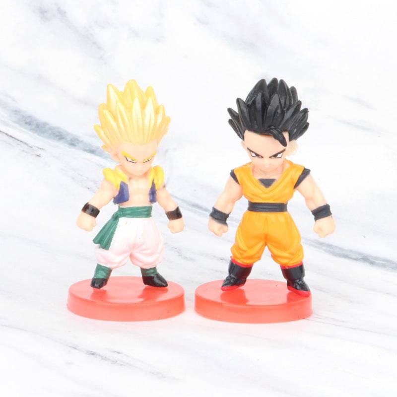8-21PCS Dragon Ball Z Set Super Son Goku Vegeta Broly Buu Action Figure Anime Figurines Ultra Instinct Model Gifts Toys - AIAZ