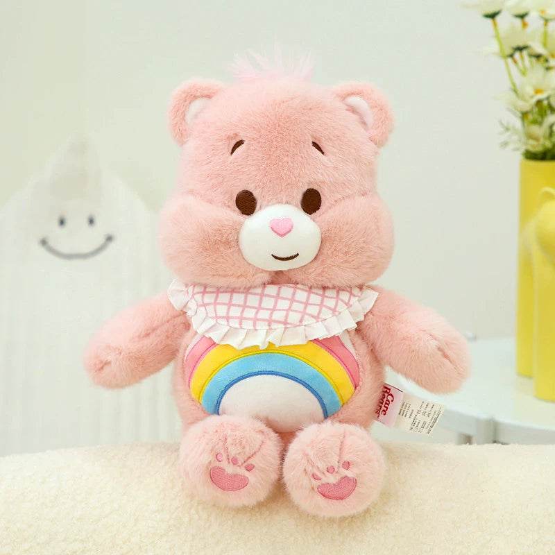 Adorably Baby Care Bear Plush Toys Bear Stuffed Doll Rainbow Bears Plushies Kawaii Room Decor Toys Lovely Kids Birthday Gifts - AIAZ