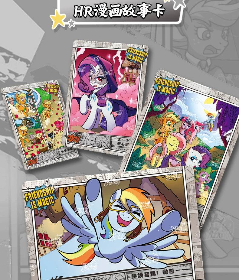 KAYOU Genuine My Little Pony Card Cute Funny Party Friendship Eternal Cards SGR Princess Anime Game Collectible Cards Toys Gifts - AIAZ