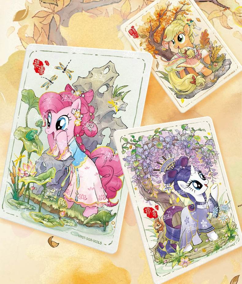 KAYOU Genuine My Little Pony Card Cute Funny Party Friendship Eternal Cards SGR Princess Anime Game Collectible Cards Toys Gifts - AIAZ