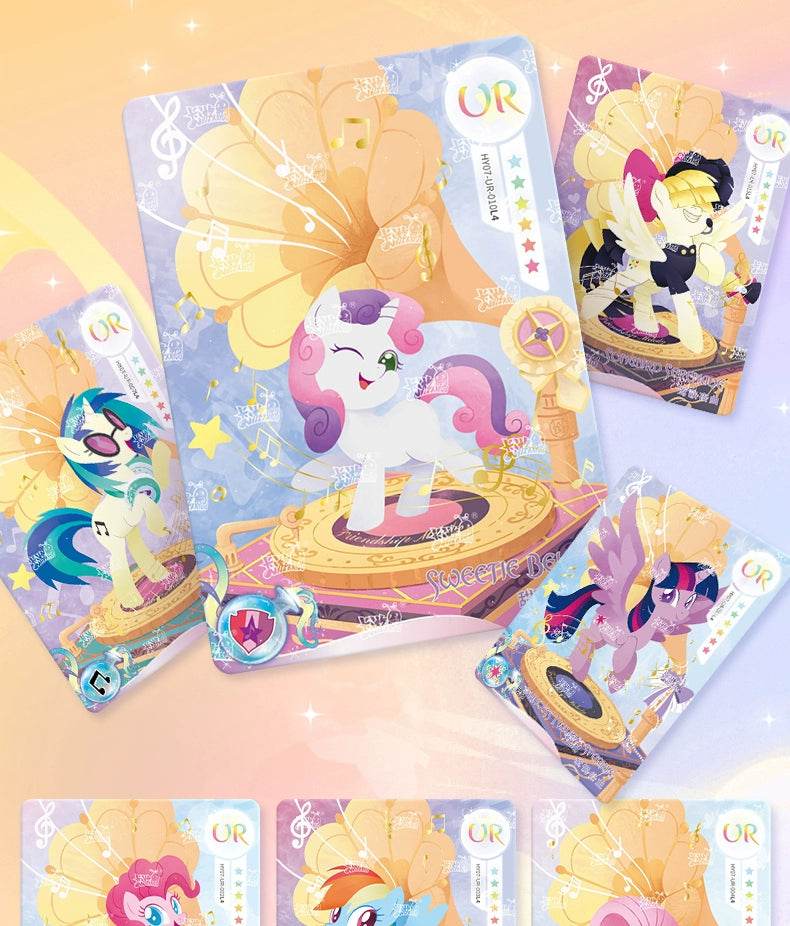 KAYOU Genuine My Little Pony Card Cute Funny Party Friendship Eternal Cards SGR Princess Anime Game Collectible Cards Toys Gifts - AIAZ