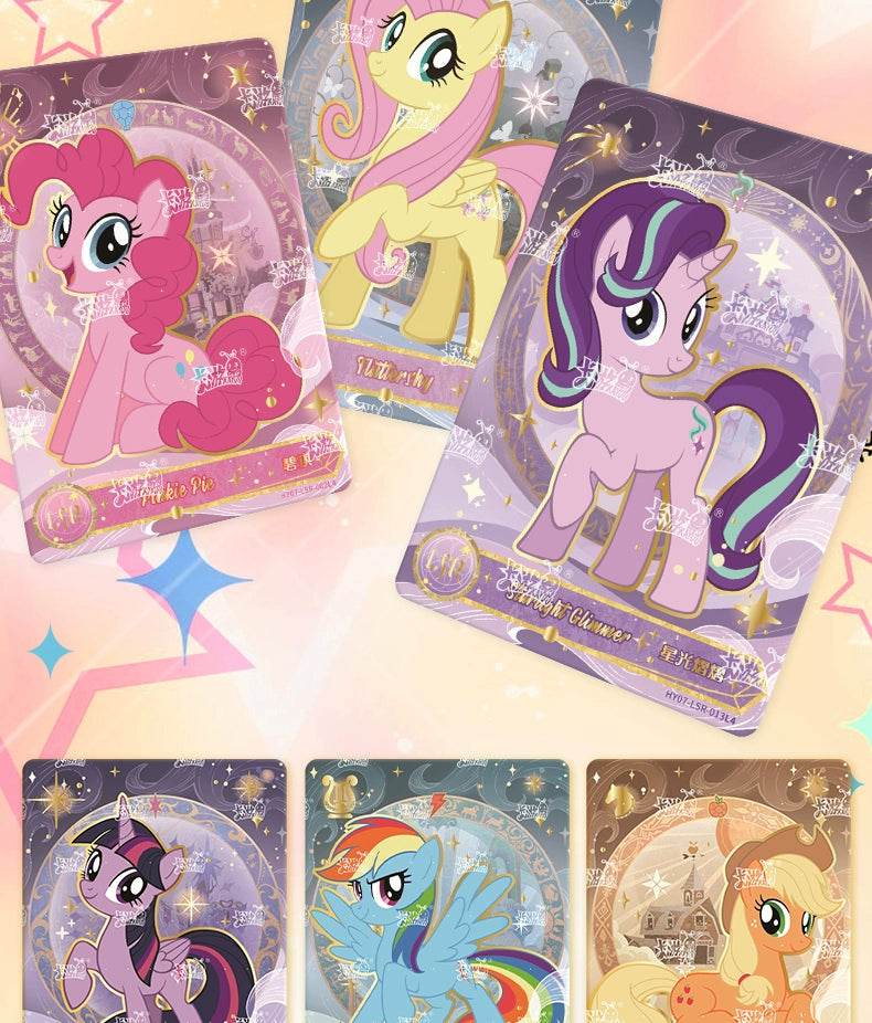 KAYOU Genuine My Little Pony Card Cute Funny Party Friendship Eternal Cards SGR Princess Anime Game Collectible Cards Toys Gifts - AIAZ