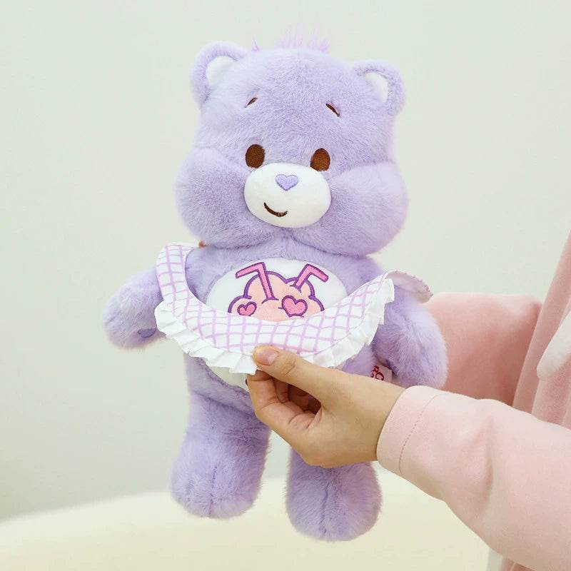 Adorably Baby Care Bear Plush Toys Bear Stuffed Doll Rainbow Bears Plushies Kawaii Room Decor Toys Lovely Kids Birthday Gifts - AIAZ