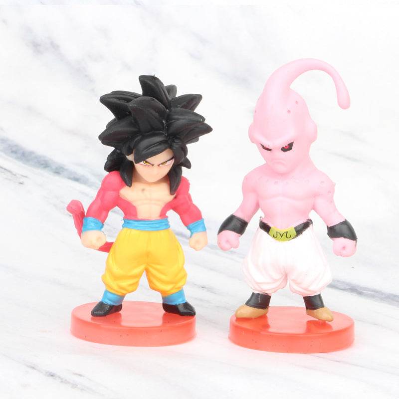 8-21PCS Dragon Ball Z Set Super Son Goku Vegeta Broly Buu Action Figure Anime Figurines Ultra Instinct Model Gifts Toys - AIAZ