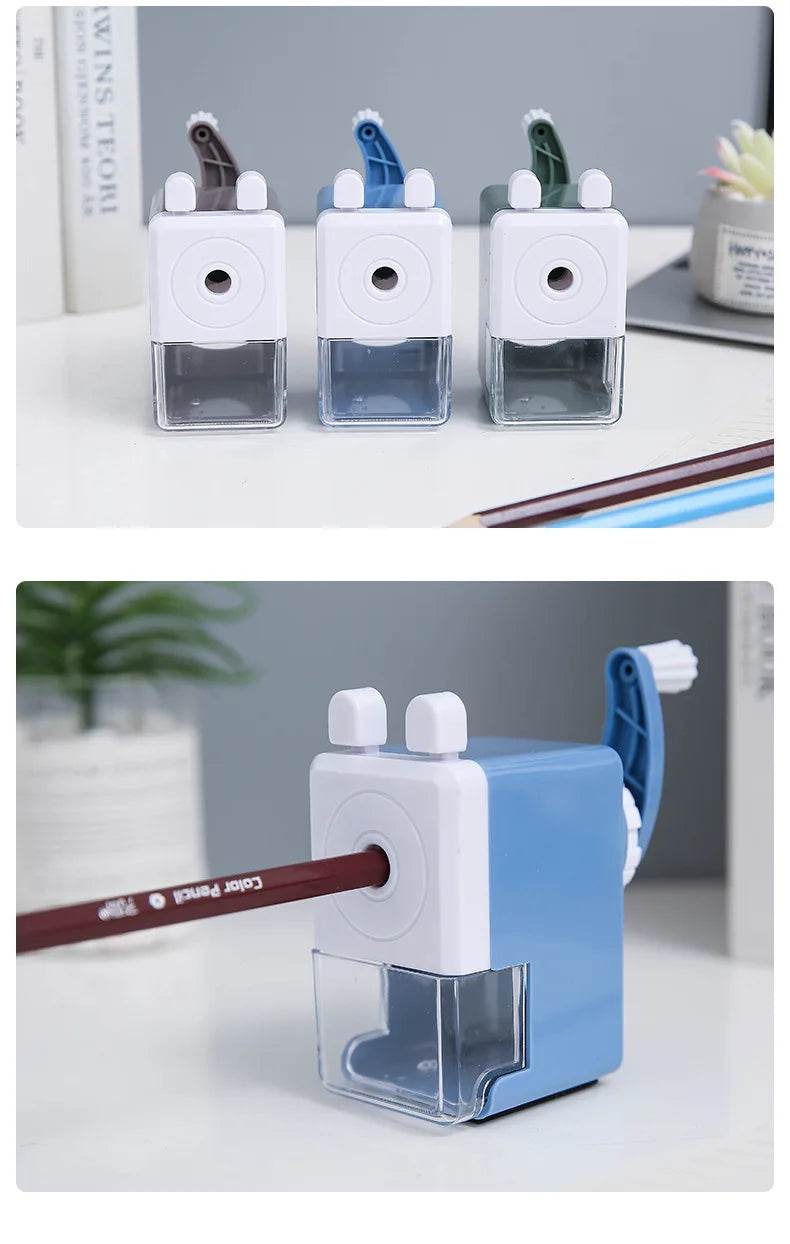 Students Use Back to School Supplies Stationery Bar Pencil Sharpener Simple and Portable Useful Kawaii Sharpeners Pencils Office - AIAZ