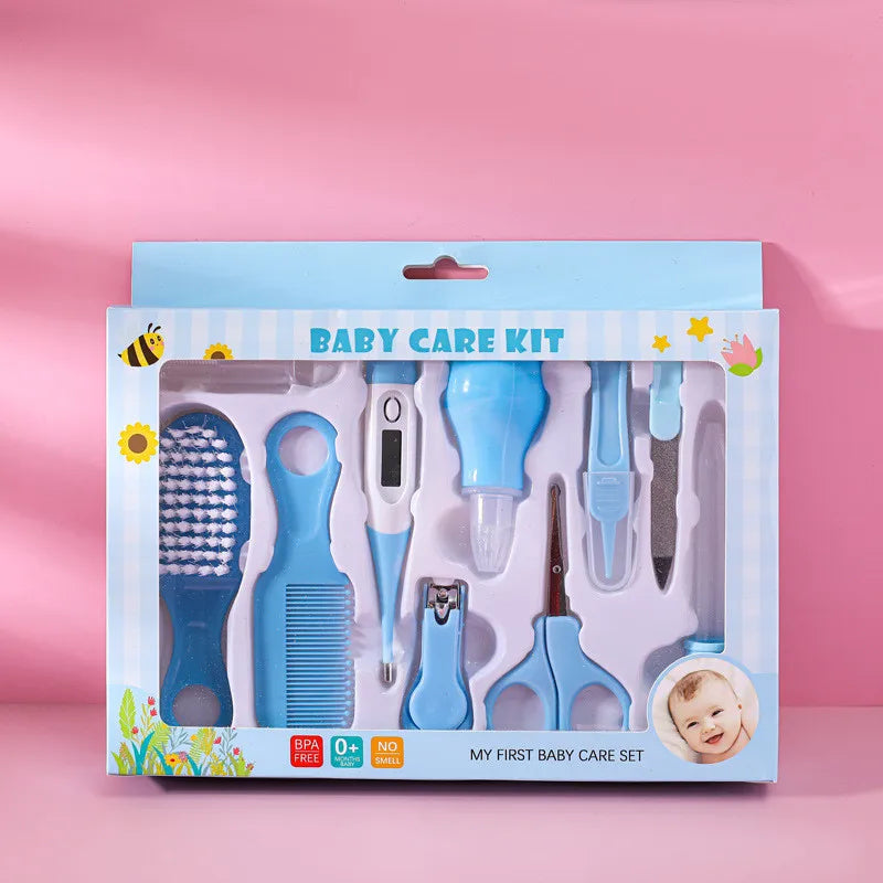 Newborn daily nail Care kit Nail clipper tool Health kit Thermometer Comb Care kit
