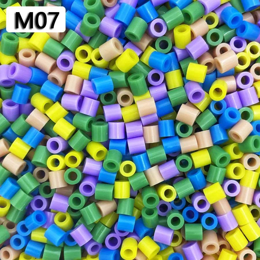 5MM 1000PCs Pixel Puzzle Iron Beads for kids Perler Hama Beads Diy High Quality Handmade Gift toy Fuse Beads - AIAZ