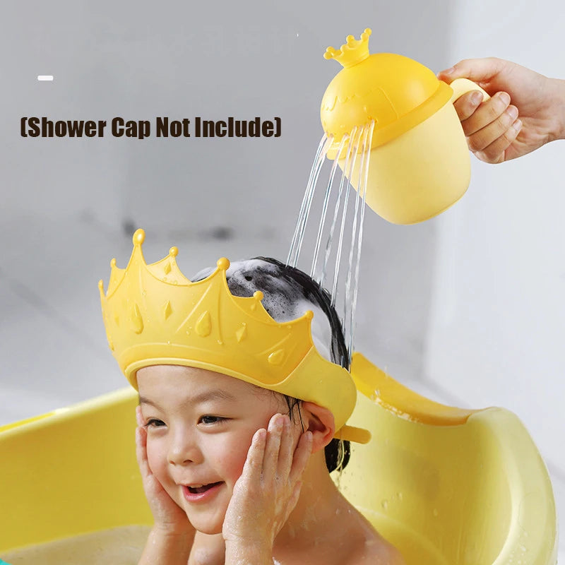 Funny Baby Bath Shampoo Rinse Cup Cartoon Shower Spray Water Dinosaur Umbrella For Baby Bath Shower Playing Gifts