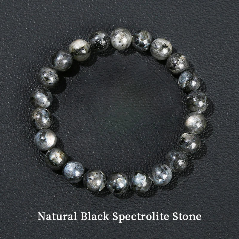 JD Natural Stone Lapis Lazuli Rock Quartz Amethyst Beads Bracelet for Women Men Reiki Healing Strand Bracelet Energy Jewelry