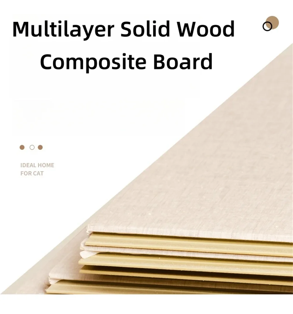 Adjustable Cat Tree House Cat Tower Floor to Ceiling Cats Multi-Level Condo With Scratching Post Hammock Pet Cat Pet Products