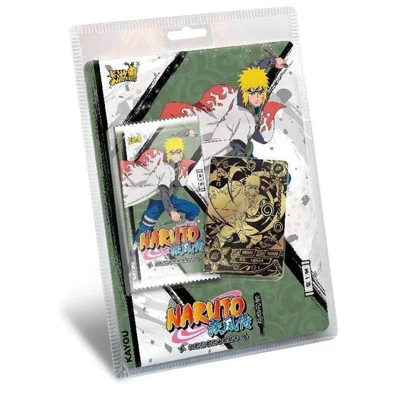 KAYOU Genuine Naruto Cards Box Anime Figure Card Booster Pack Sasuke Collection Flash Card Toy Birthday Christmas Gift for Kids - AIAZ