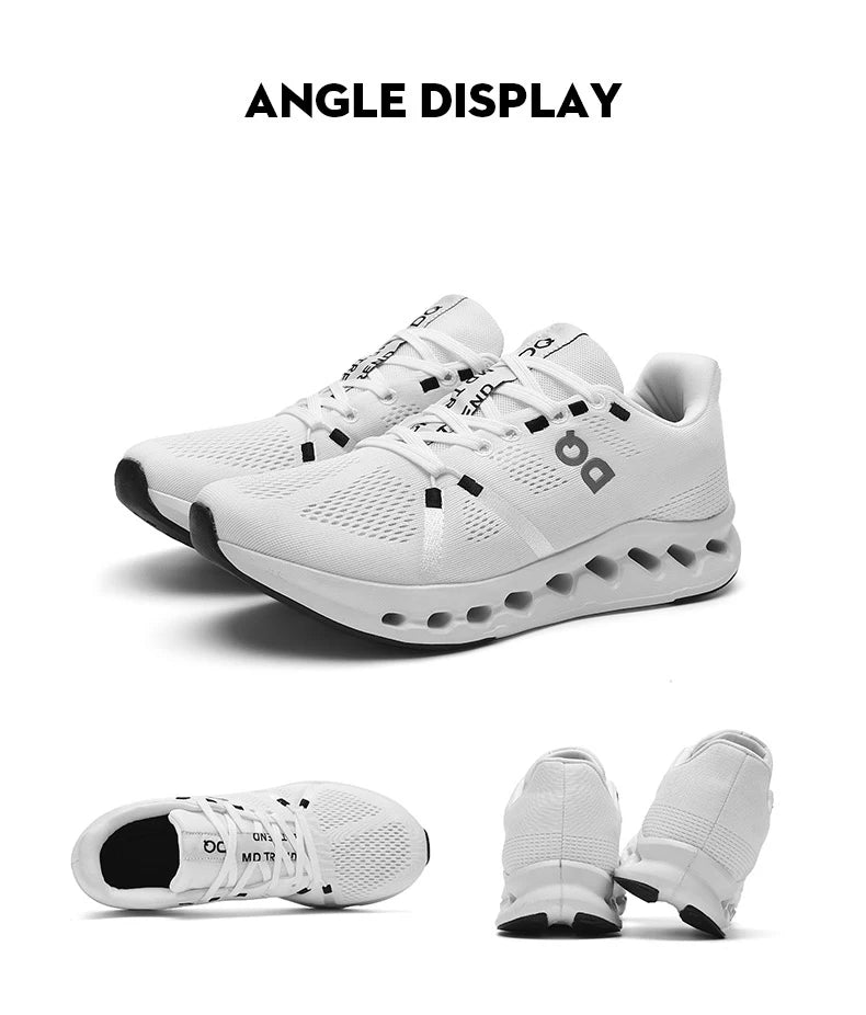 Men's Running Shoes Breathable Lightweight Shock Absorption Athletic Gym Training Sneakers Non-Slip Comfortable Sports Shoes