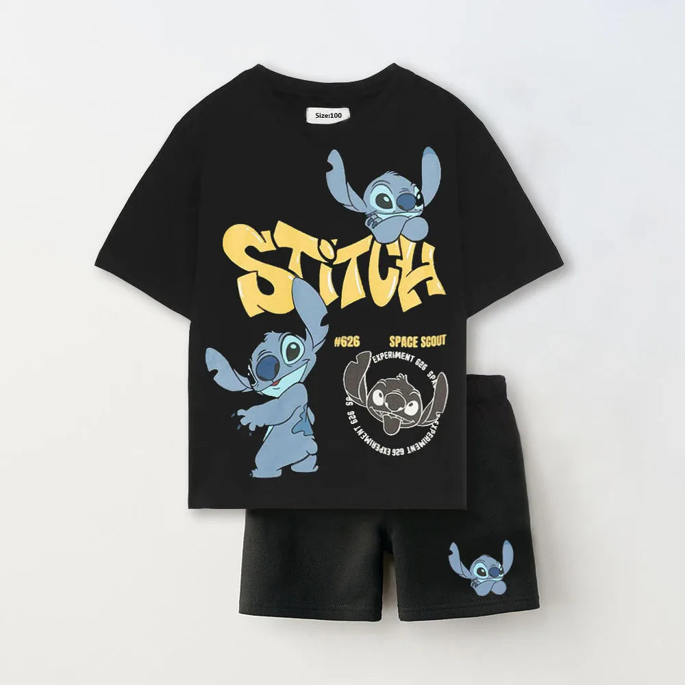 Summer Fashion Baby Boys Clothes Sets For 1-6Yrs Kids Short Sleeve Tee + Shorts Kids Toddler Boy Outfits